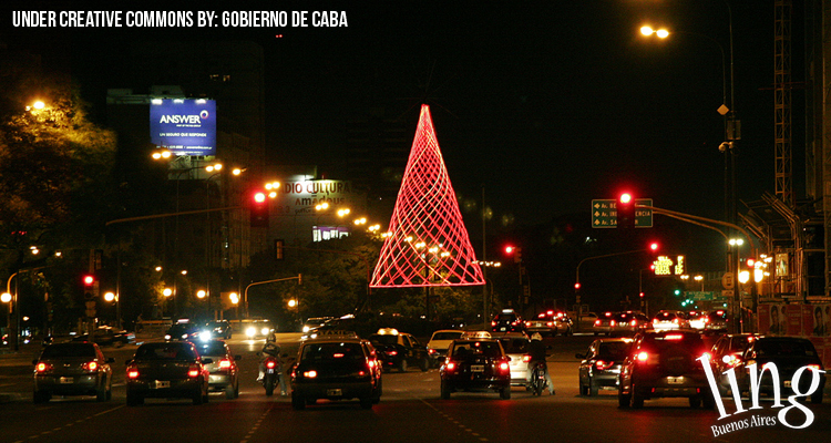 Buenos Aires se ilumina en Navidad 