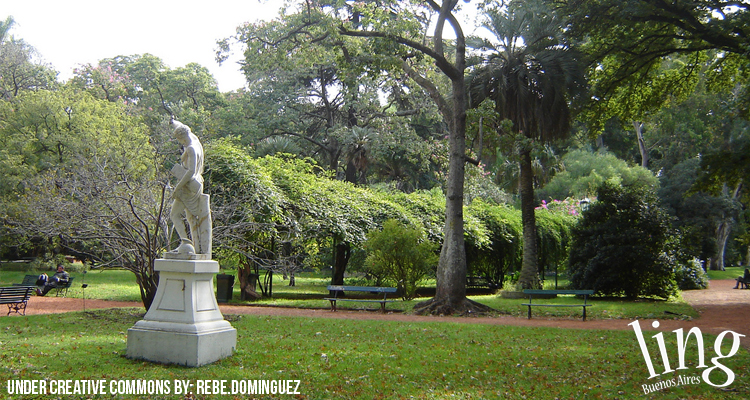 Esculturas en el Botánico de Buenos Aires 